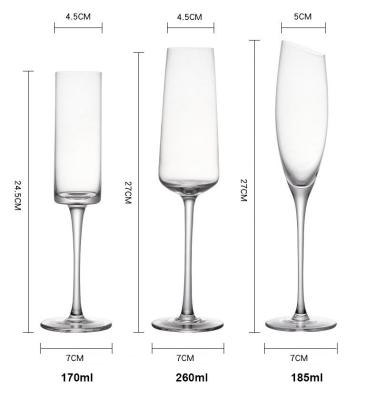 China Customized high quality non plastic acrylic glasses lead free wedding champagne glass soda lime glass for sale