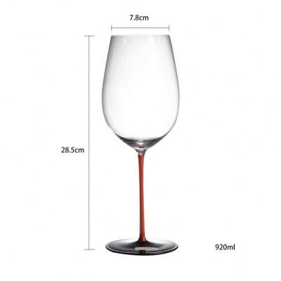 China Soda Lime Glass ISO Wine Sampler Lead Free Burgundy Bordeaux Wine Glass Aerating Red for sale