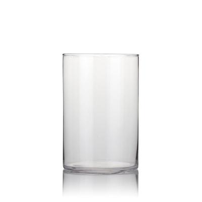 China Living Room Jaton Candle Holder Hurricane Clear Glass Cylinder for sale