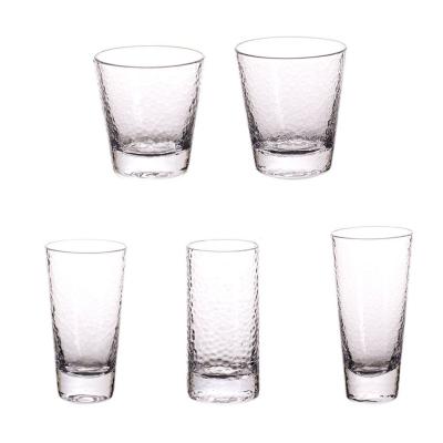 China Stock Fancy Lead Free Soda Lime Glass With Coaster Lid Wooden Drinking Glasses for sale