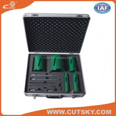 China Zhengzhou Cutsky 11PCS Diamond Core Drill Bits Set for sale