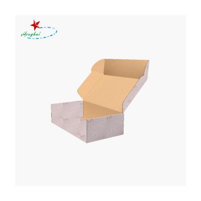 China Recycled Materials Wholesale Custom Corrugated Cardboard Box Collapsible Marble Corrugated Box for sale