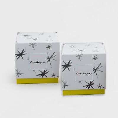 China Recycled Materials Boxed Candle Pack Candle Jars With Lids And Logo Printing Custom Box Box For Candles for sale