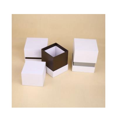 China Recycled Color Candle Box 30cl Cemetery Candle Box Simple Materials Candles Packaging Boxes White for sale