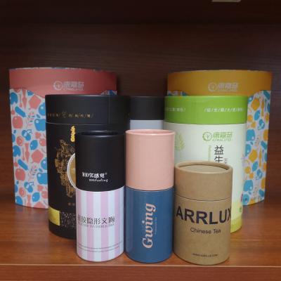 China Recycled Packaging Materials Kraft Paper Tube Cardboard Paper Biodegrable Tube For Essential Oil for sale