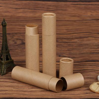 China Recycled Materials Paper Tubes Cosmetics Packaging Paper Tube Box for sale