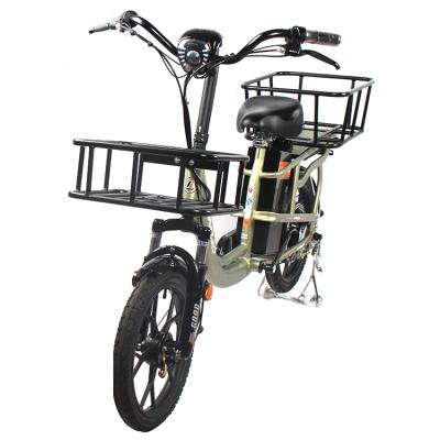 중국 City Folding Ebike LANDAO Two Wheel Electric Bicycle to Deliver Contracted Food and Electric Atmosphere Cargo 판매용