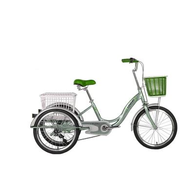 China 2020 3 wheel adult cargo bike open cargo tricycle 3 wheel big body passenger rickshaw tricycle elderly or pram supply Te koop