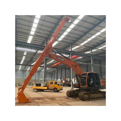 China High Durability Professional Manufacturer Excavator With Long Arm Excavator Two Piece Telescopic Digging Boom for sale