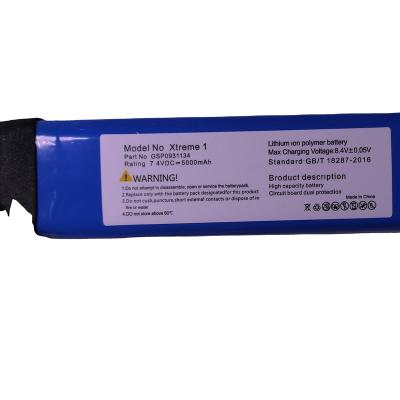 China Audio hot sales 7.4V 5000mAh battery for J BL Xtreme1 for sale