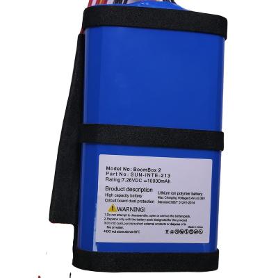 China Audio hot sales 7.26V 10000mAh audio battery for J BL boombox 2 for sale