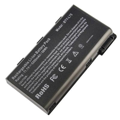 China L75 11.1V 5200mAh LAPTOP Cell Battery For M SI BTY-L74 A6200 CR600 CR610 CR620 CX600 CX700 A5000 for sale