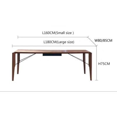 China Dismantling Foshan furniture modern and simply unique design solid wood dining table set for dining room for sale