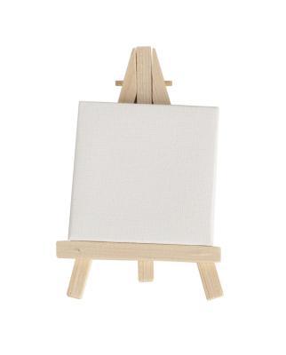 China Custom Adjustable Wooden Painting Board Mini Easel And Canvas Easel Stand Desk Stand For Kids for sale