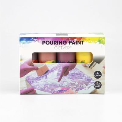 China Painting / Drawing Hot-Selling 4 Colors 60ml Acrylic Pouring Paint Kit Supplies for sale