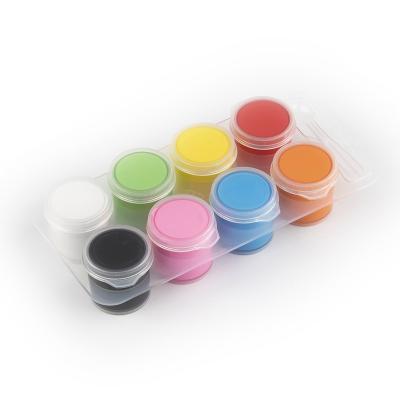 China Wholesale Painting/Drawing Customized 8 Colors 6ML Mini Small Acrylic Paint Set With A Spoon for sale