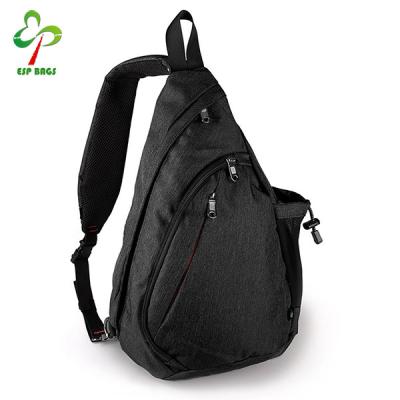 China No Universal Men Women One Strap Sport Sling Bag, Single Shoulder Strap Hidden Compartment Backpack For Outdoor School Cycling for sale