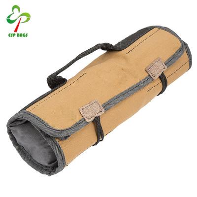 China Heavy Duty Canvas Tool Bag Large Size Durable Tool Roll Bag For Wrench for sale