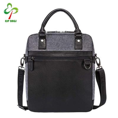 China British style leather minimalist design briefcase waterproof briefcase, new business executive small briefcases for men for sale