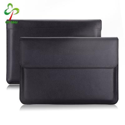 China Slim PU Leather Notebook Sleeve Business Notebook Laptop Case 10.1 11.6 Inch Netbook With Magnetic Seal for sale