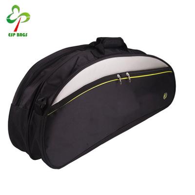 China Badminton racket bag large capacity two main bag badminton bag, custom ventilation badminton racket bag for sale