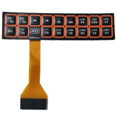 China High Quality Custom Telecommunication Equipment Membrane Overlay Keypad Switch Manufacture for sale