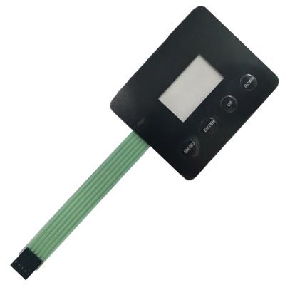 China Shenzhen Factory Waterproof Membrane Switch High Quality 1 Key 1*2 Keypad for sale