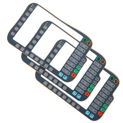 China Low MOQ Telecommunication Equipment And Fast Delivery Hot Sales 16 Key New Custom Membrane Switch Keypad for sale