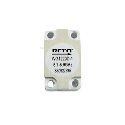 China RF RFTYT WG1220 5.0-7.0 GHz HF VHF UHF SHF Wireless Component Drop In Isolator for sale