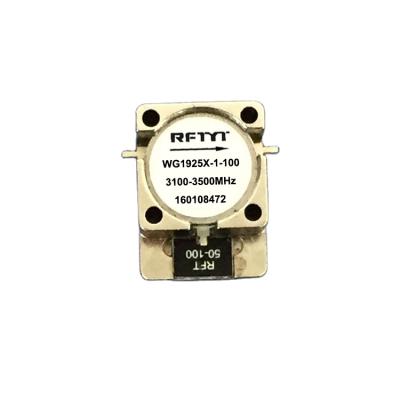 China Low RF Insertion Loss RFTYT WG1925X 3.1-3.5 GHz RF Drop In Insulators for sale