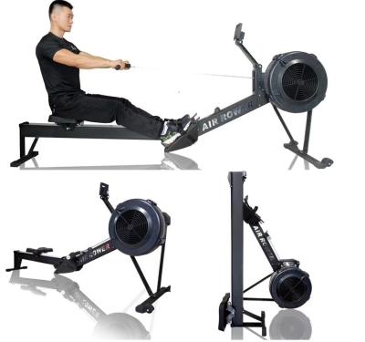 China Cardio Gym Fitness Equipment Wind Resistance Rowing Machine Fitness Equipment 227KG for sale