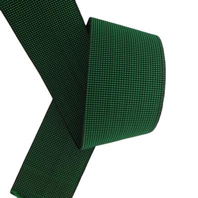 China 2021 New High Tenacity Green Black Color Elastic Webbing Sofa Upholstery DIY Chair Upholstery Elastic Band Elasbelt Replacement for sale