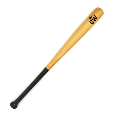 China Hot Sale Practicing Baseball Bat For Team Sports Entertainment Gym Training Custom Logo Wooden Baseball Bat Wholesale for sale