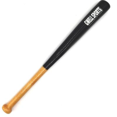 China Wholesale Customized Wood Baseball Bat Practicing Sport Hitter Weights 28 Inch Natural Wood Baseball Bat for sale