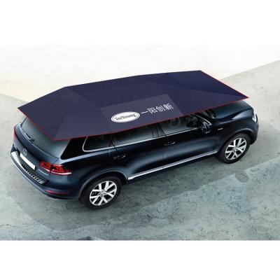 China Smart Automatic Sun Protection Innovation Car Umbrella Car Sunshade Car Cover for sale