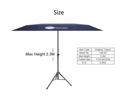 China Sunproof And UV Shade Tent Portable Sun Protection Beach Parasol Waterproof Car Umbrella With Tripod for sale