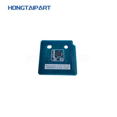 Κίνα Συμβατό Toner Cartirdge Reset Chip Κίτρινο 006R01518 Για Xerox WC 7525 7530 7535 7545 7556 7830 7835 7845 7855 7970 προς πώληση