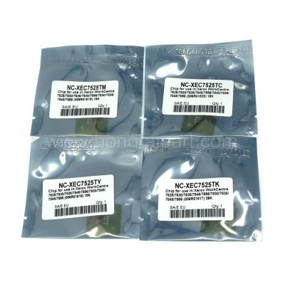 China Microplaqueta do cartucho de toner para Xerox Phaser 7525 7530 7535 7545 7556 7830 7835 7845 (006R01517 006R01518 006R01519 006R01520) à venda