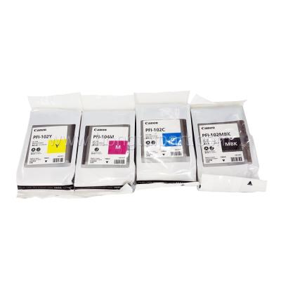 China Printer Ink Cartridge voor Canon iPF-500 510 600 605 610 650 655 700 710 720 750 755 (PFI-102) Te koop