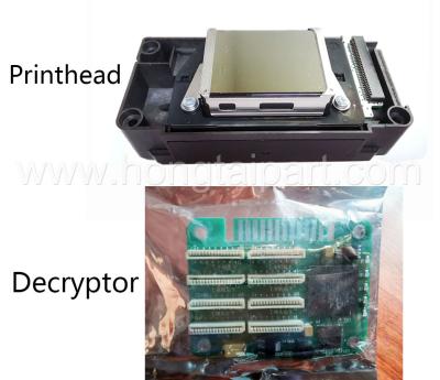 China Originele Printhead F186000 van Epson DX5 Slotgelijke met Decryptor Te koop