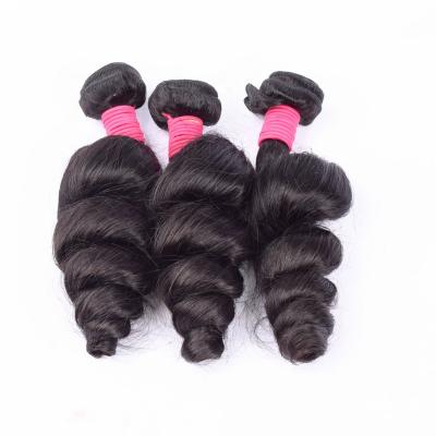 China Free Shipping Alibaba Brazilian Double Weft Stock Loose Wave Hair For Sale for sale