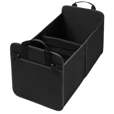 China Large Capacity Car Trunk Organizer Heavy Duty Folding Trunk Organizer Cargo Storage Box for sale