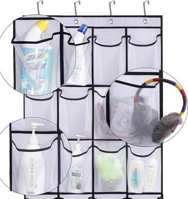 China Viable Folding Hanging Organizer Shoe Organizer 24 Pocket Shoe Hanging Organizer for sale