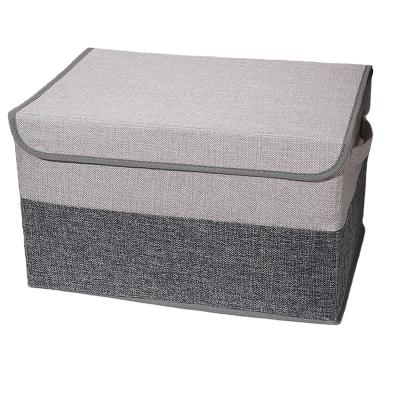 China Sustainable Storage Box Bins Storage Boxes With Lids Push In Storage Box Handle for sale