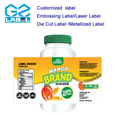 China Customized Label Sticker Printing any size Circle   Oval Labels for sale