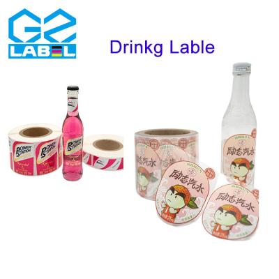 China Etiqueta para frascos y botellas pegatinas impermeables personalizadas fabricante de etiquetas en venta