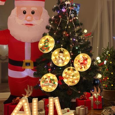 China Indoor Inflatable Christmas Led Christmas Lighting And Christmas Decorations Art And Crafts For Kid Led String Lights for sale