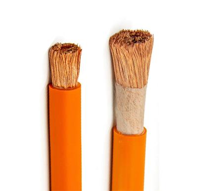 China SYEV-0-35 Heating Conductor 35mm2 EV Flexible Bare Copper Orange HV High Voltage Cable for sale