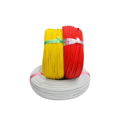 China SYAGRP-1-4/56 4mm2 56/0.3mm TC O.D.4.0 High Temperature Silicone Coated Fiberglass Braided Heating Wire for sale