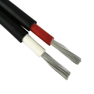 China SYPV-1-2x4 Heating Tinned Conductor XLPO Insulation 2x4mm2 Dual Core XLPE Solar Photovoltaic PV Cable for sale